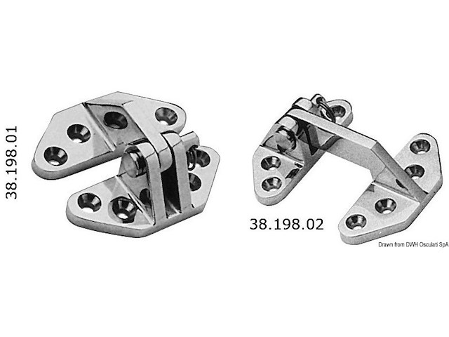 Cerniera per boccaporti 67x73