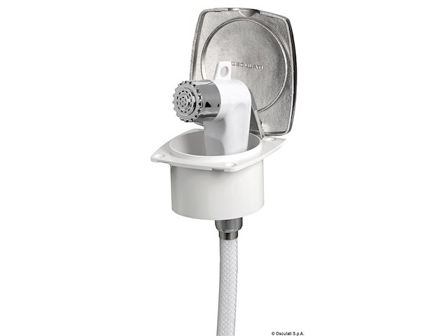 Doccetta Boris Inox tubo PVC 4 m