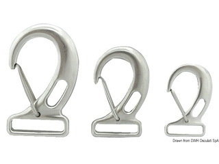 Moschettone per nastro mm 72x32