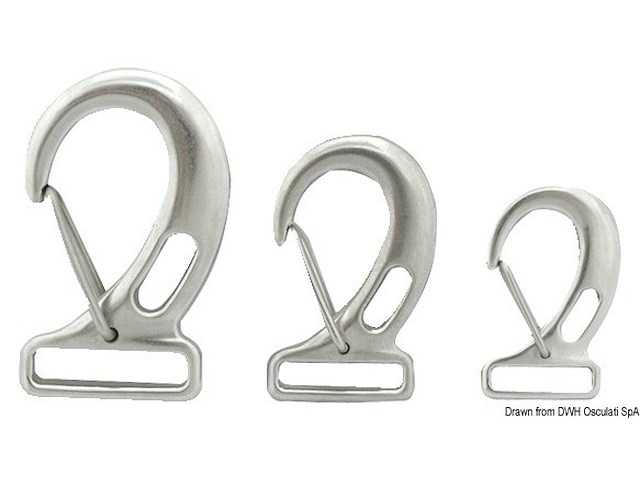 Moschettone per nastro mm 72x32