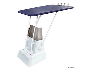 T-Top professionale Heavy Duty bianco con telo blu