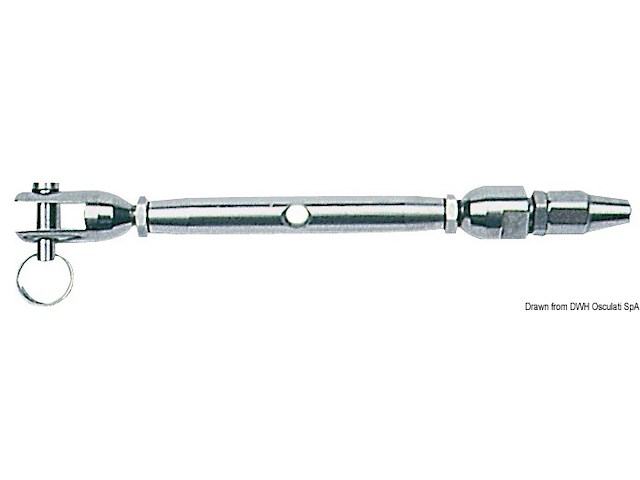 Tenditore con terminale a doppio cono 3 mm