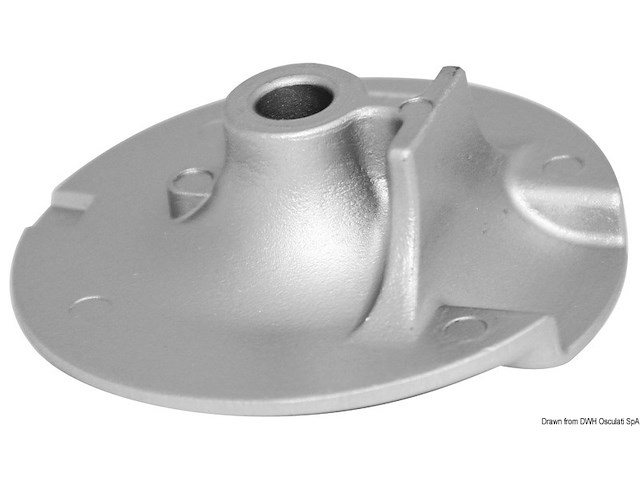 Anodo zinco piastra motore