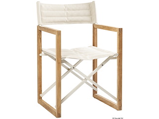 Sedia pieghevole teak ARC The Square lino