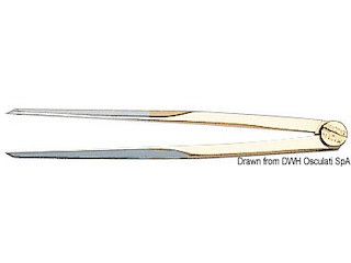 Compasso ottone 145 mm corto
