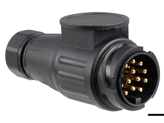 Spina 13 poli con 13 contatti rimorchi