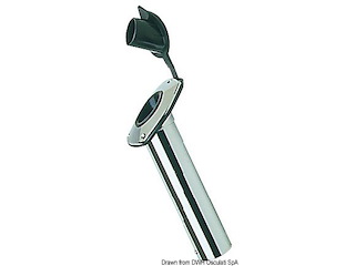 Portacanne incasso ottone cromato 42 mm