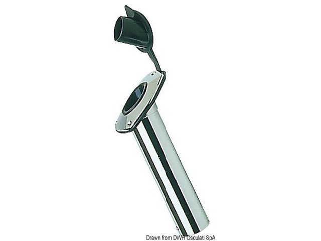 Portacanne incasso ottone cromato 42 mm