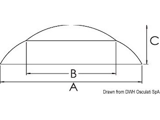 Plafoniera inox 5" 12 V 20 W