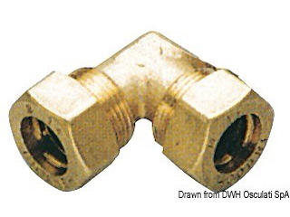 Raccordo 90° femmina 10 mm