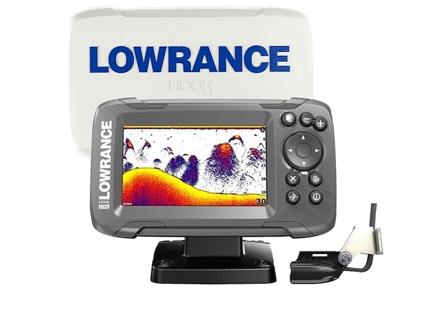 Lowrance HOOK2-4X GPS con trasduttore Bullet e plotter GPS CE art. 000-14015-001 con COVER protettiva