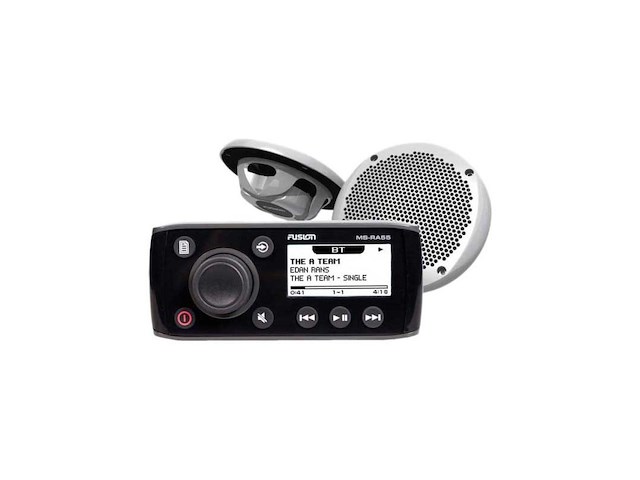 FUSION MS-RA55 KIT Stereo Bluetooth impermiabile per imbarcazioni con casse altoparlanti 010-01716-10