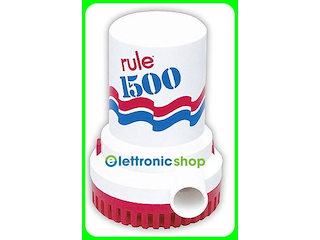 POMPA RULE IMMERSIONE 1500GPH - 12V - 100LT MIN