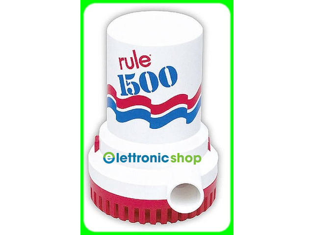 POMPA RULE IMMERSIONE 1500GPH - 12V - 100LT MIN