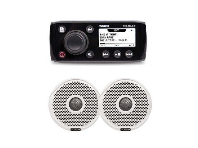 FUSION MS-RA55 Stereo Bluetooth con casse MS-FR6021 200 watt 6 Pollici