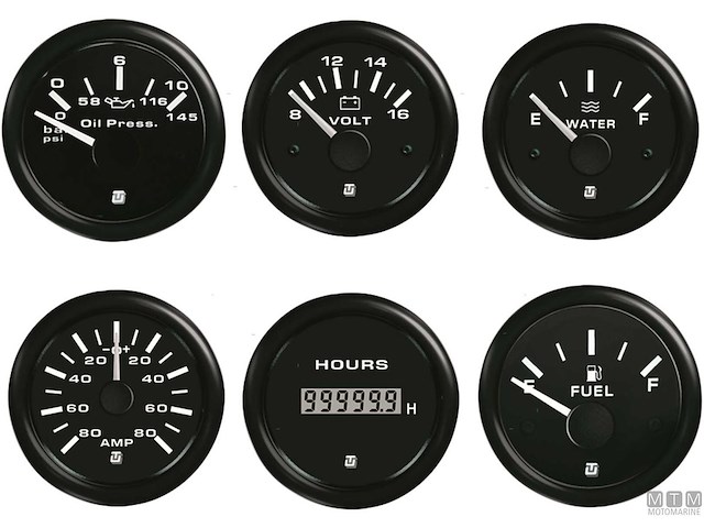 INDICATORE PRESSIONE 10BAR UF60522 BLACK 