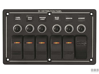 QUADRO ELETTRICO ALU-NERO 4P