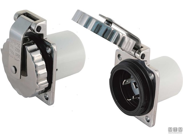 PRESA QUADRA MARINCO 63A INOX