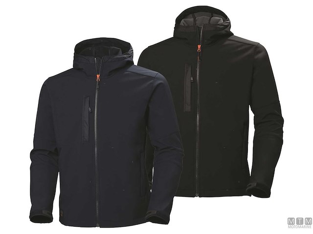GIACCA HELLY HANSEN KENSINGTON SOFTSHELL CON CAPPUCCIO 590 NAVY S