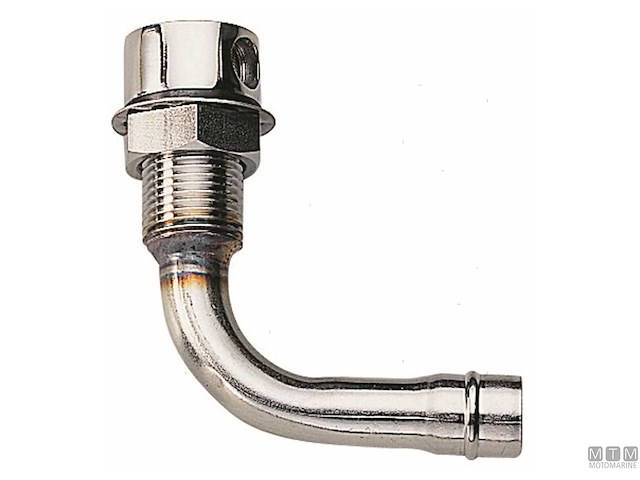 SFIATO CURVO 90° D16MM INOX