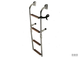 SCALETTA STD 3GR INOX/LEGNO 