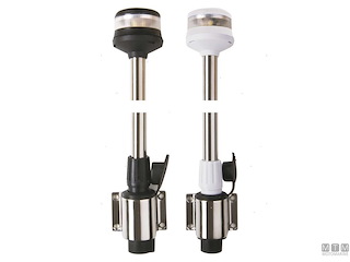 FANALE ASTA WALL LED H100CM NERO 20 