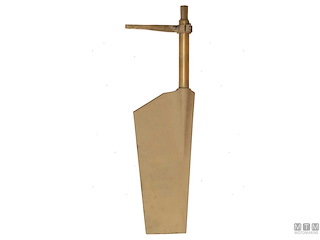 PALA TIMONE TIPO P13 IN NIBRAL 570X280MM