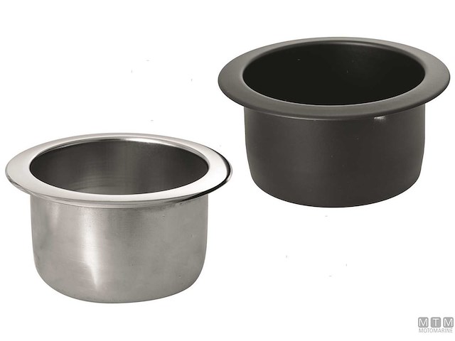 PORTABICCHIERI E LATTINE ROCA INOX NERO 