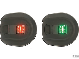 COPPIA FANALI ATTWOOD 2NM ROSSO VERDE