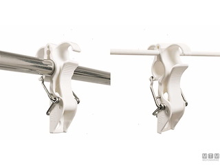 COPPIA GANCI PORTA-PARABORDI CROFENDER IN PLASTICA