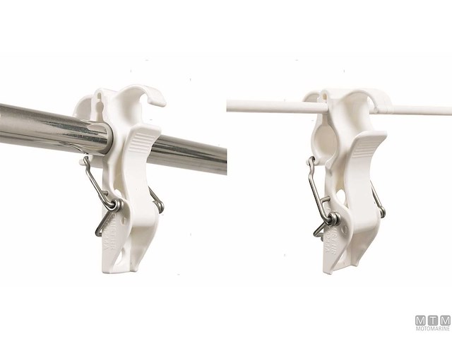 COPPIA GANCI PORTA-PARABORDI CROFENDER IN PLASTICA