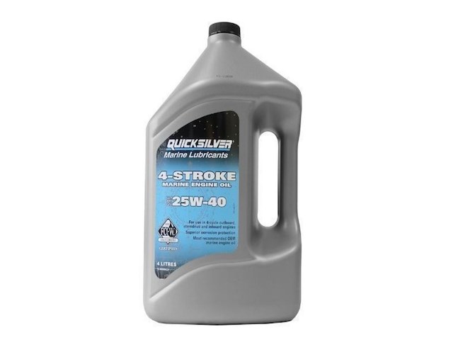 Olio QuickSilver minerale 4 tempi 25W-40 4 lt