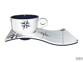 SET TAZZE CAFFE+PIATTINO MB NORTHWIND 6 PEZZI