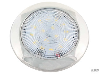 PLAFONIERA LED SLIM 12V D95MM INOX