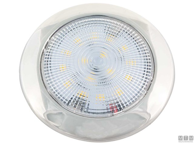 PLAFONIERA LED SLIM 12V D95MM INOX