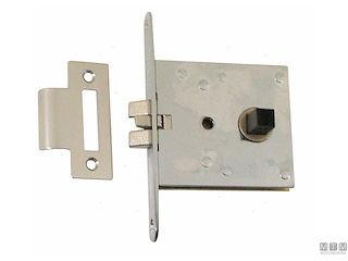 SERRATURA DA INCASSO DESTRA 409714-13 SCONTRO PIANO OTTONE CROMATO
