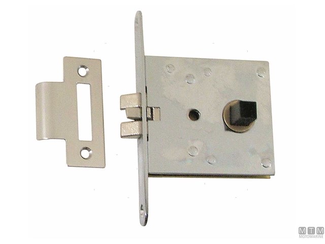 SERRATURA DA INCASSO DESTRA 409714-13 SCONTRO PIANO OTTONE CROMATO