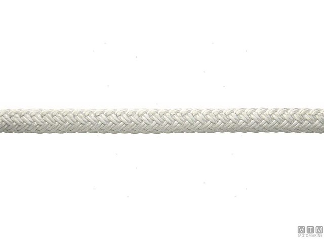 TRECCIA DA ORMEGGIO MOORING IN POLIESTERE BIANCA 18MM 100M