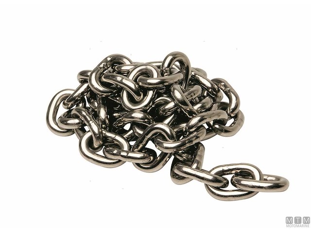 SPEZZONE CATENA IN ACCIAIO INOX 316 G40 D6MM 5M