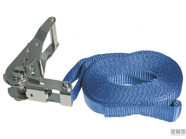 CINGHIA CON CRICCHETTO ACCIAIO INOX 25MM 6M