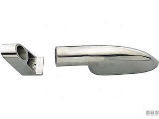 TERMINALE SAGOMATO D25MM INOX