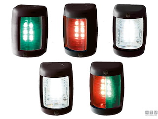 FANALE MINI LED 12V BK ROSSO/VERDE