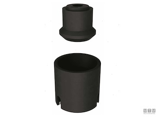 ARRESTO A SPINTA SNAP-TOP D21MM H20MM CON ATTACCO REGOLABILE