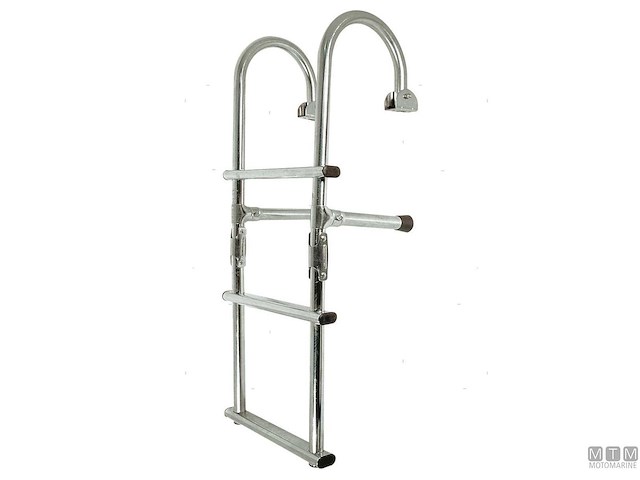 SCALETTA PIEGHEVOLE PASSAMANO 4 GRADINI ACCIAIO INOX AISI 316