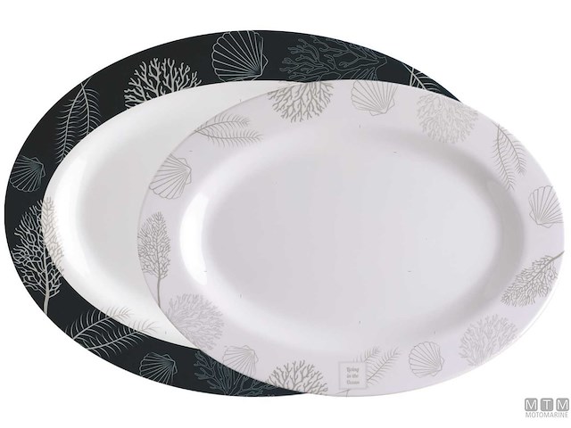 SET PIATTI DA PORTATA OVALI MB LIVING 2 PEZZI