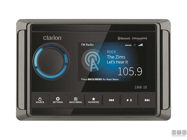 MARINE STEREO CLARION CMM-30 USB/BLUETOOTH