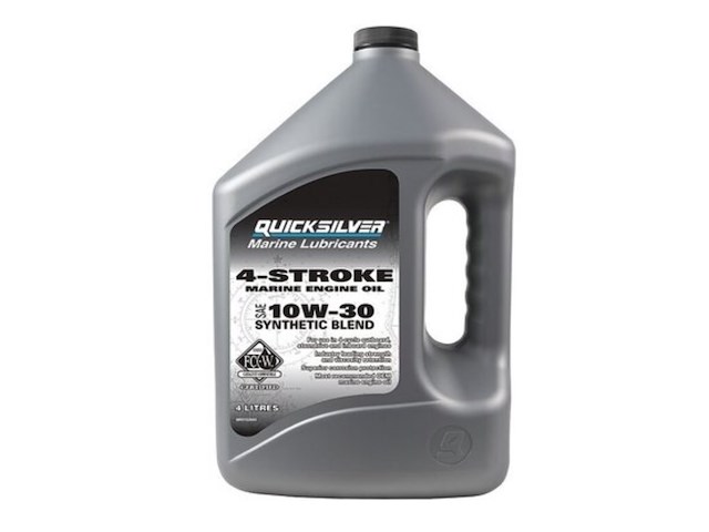 Olio QuickSilver sintetico 4 tempi 10W-30 4 lt