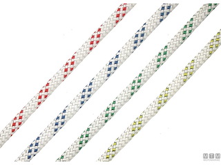 DRIZZA IN POLIESTERE MTM RACING 6MM 200M BIANCA CON SPIA GIALLA