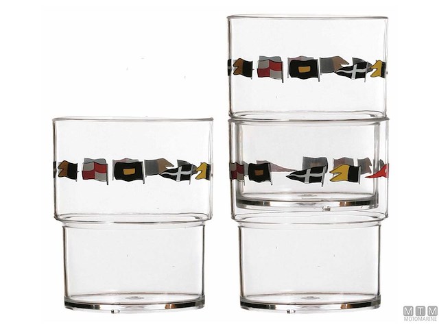 SET BICCHIERI STACK MB REGATA