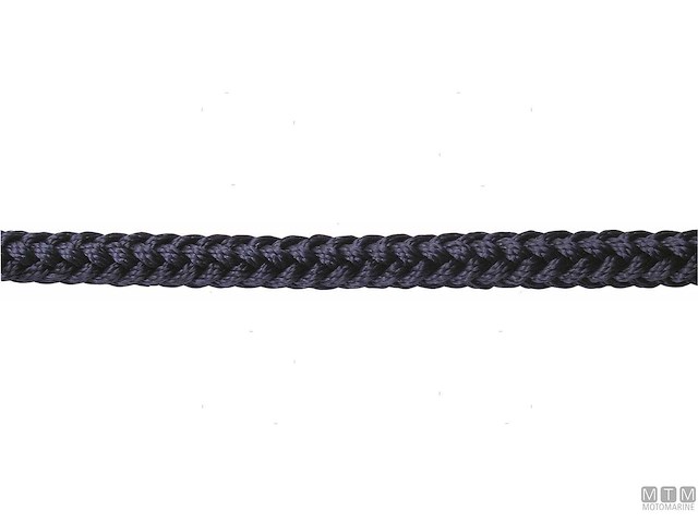 TRECCIA SQUARELINE EVO IN POLIESTERE BLU NAVY 14MM 150M